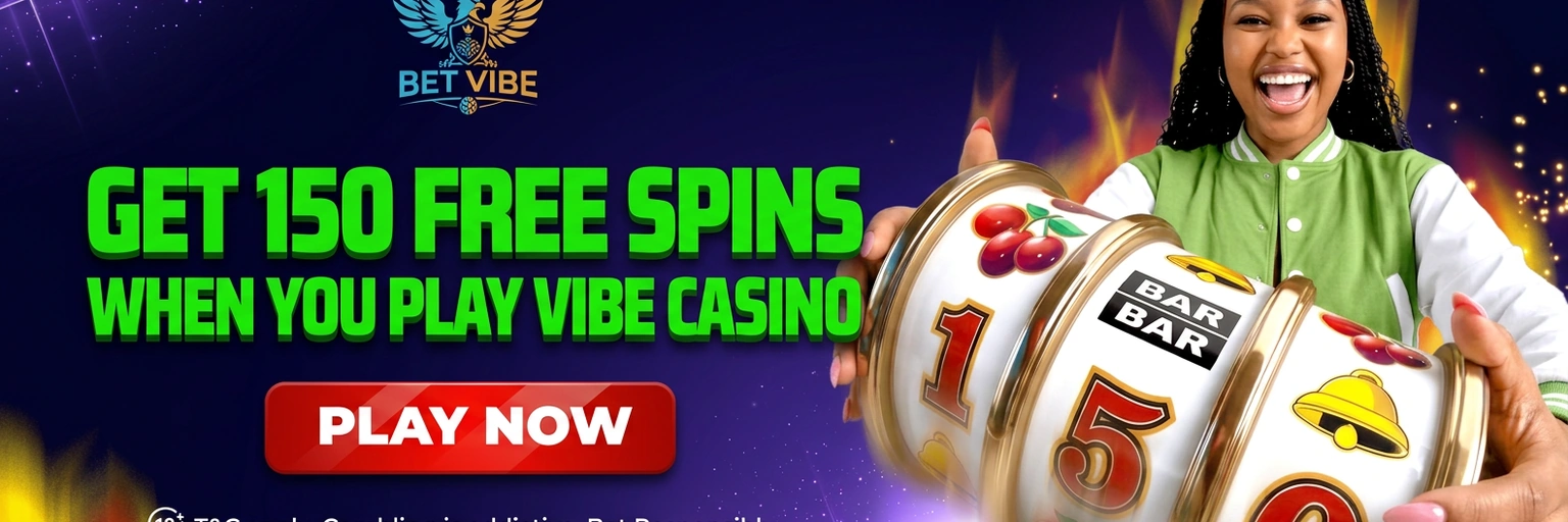 150 free spins when you play Vibe Casino