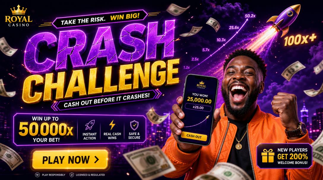 CRASH CHALLENGE promotion at BetVibe Casino