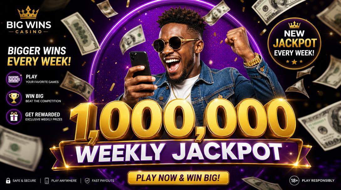 BETVIBE WEEKLY JACKPOT promotion at BetVibe Casino