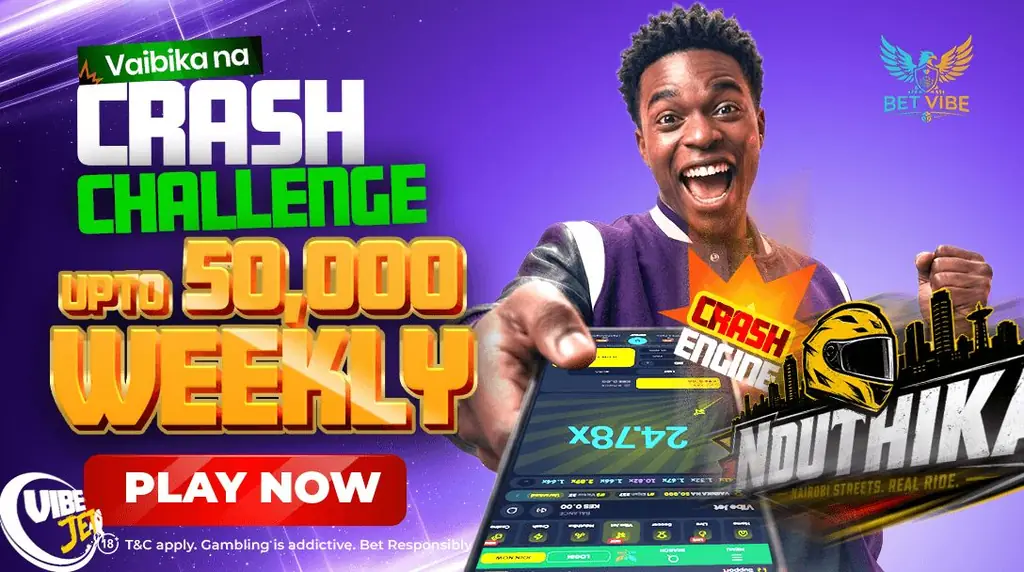 CRASH CHALLENGE promotion at BetVibe Casino